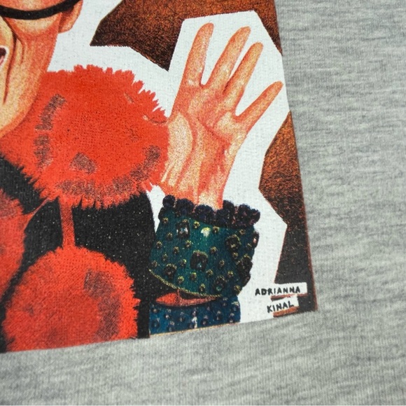 🔥Adrianna Kinal Proof Of Concept Iris Apfel Grey Sweatshirt Size XS - Picture 7 of 13